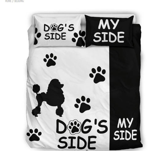 Poodle Dogs Side My Side CL11100202MDB Bedding Sets