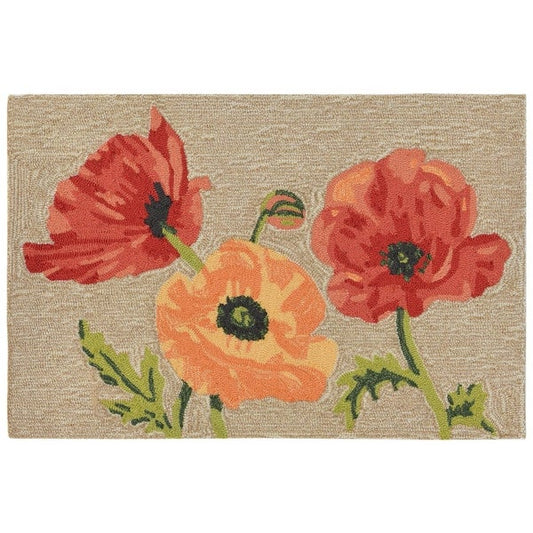 Poppies Flowers CLA1410591R Rug