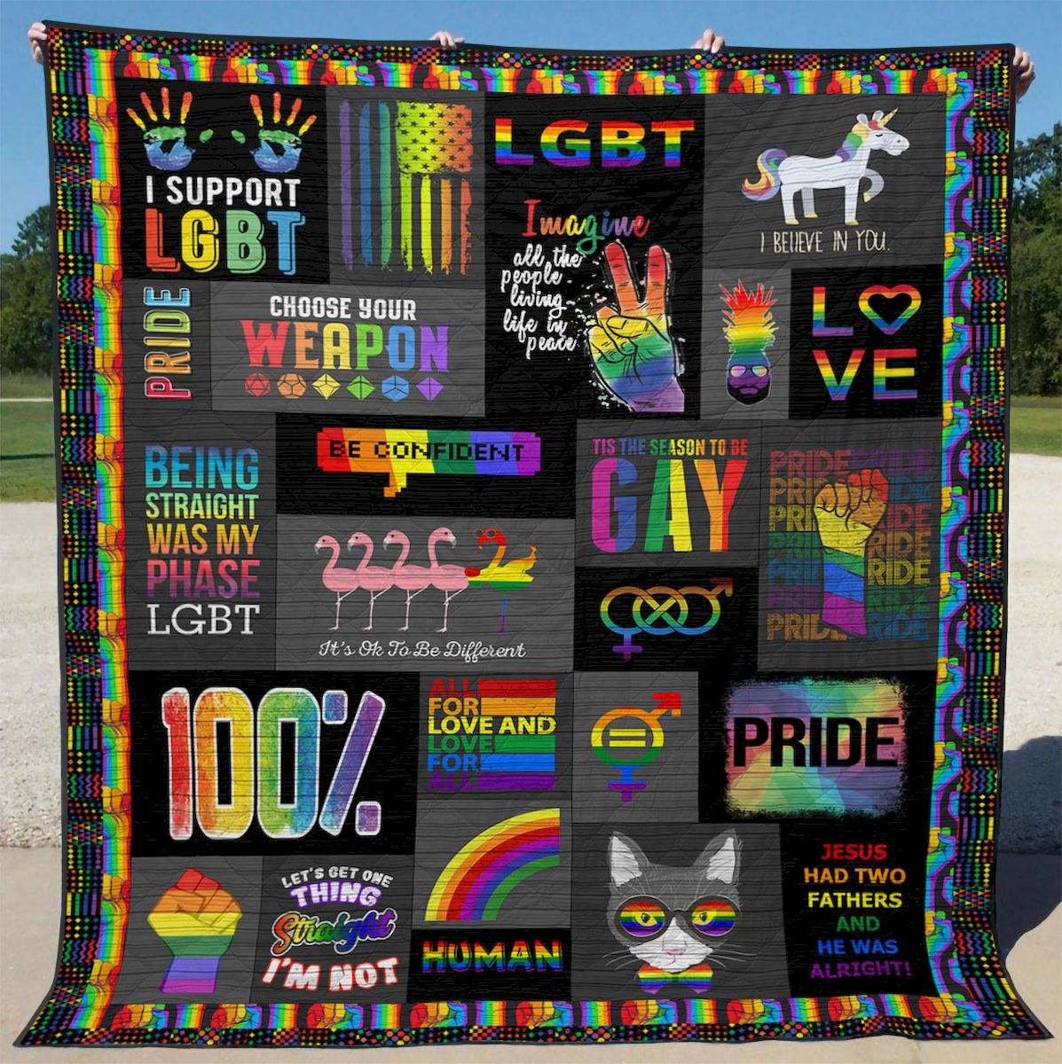 Pride PKD210630 Quilt Blanket