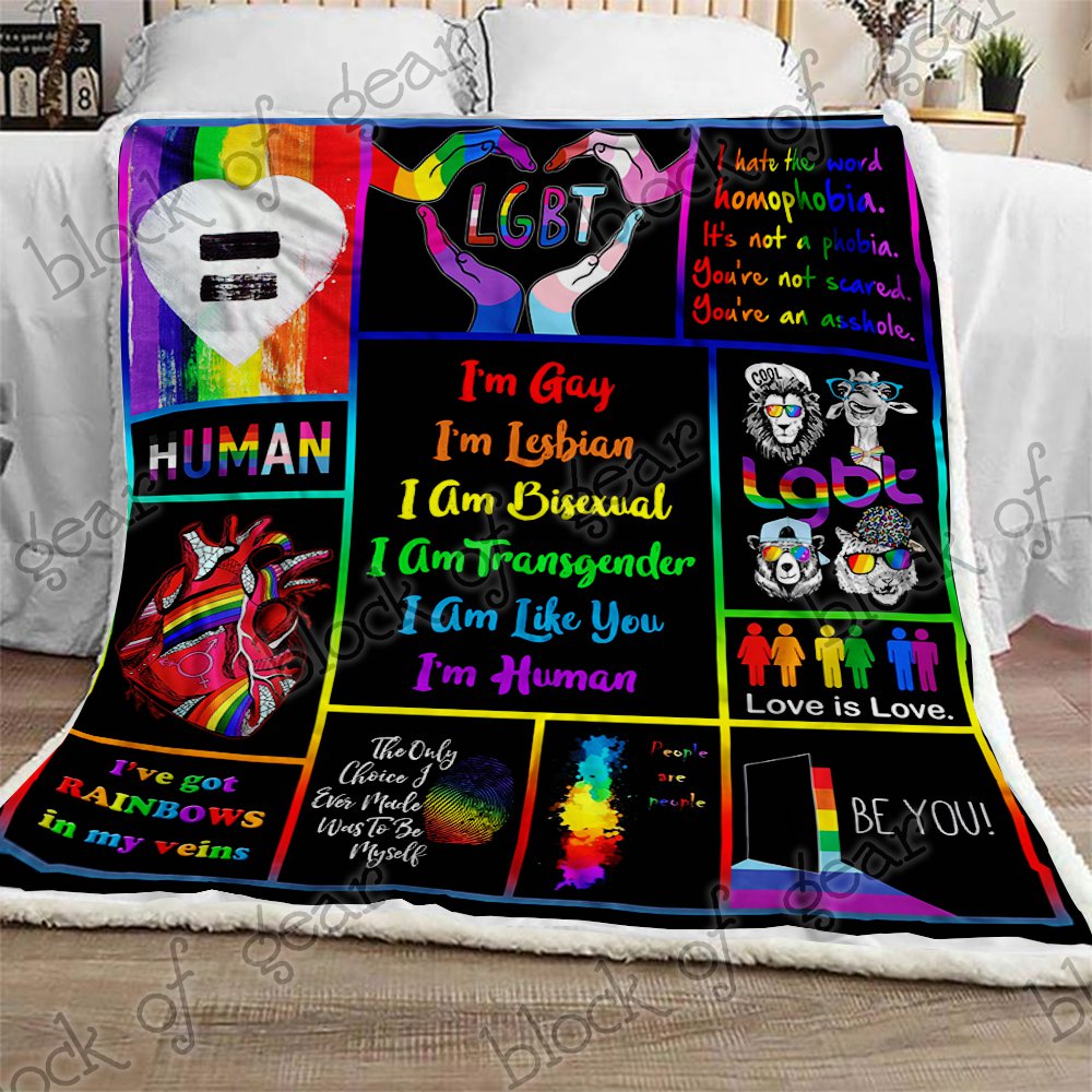 Pride Lgbt CL0210166MDF Sherpa Fleece Blanket