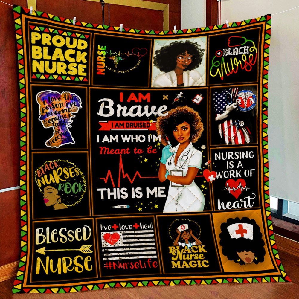 Proud Black Nurse ND211005 Quilt Blanket