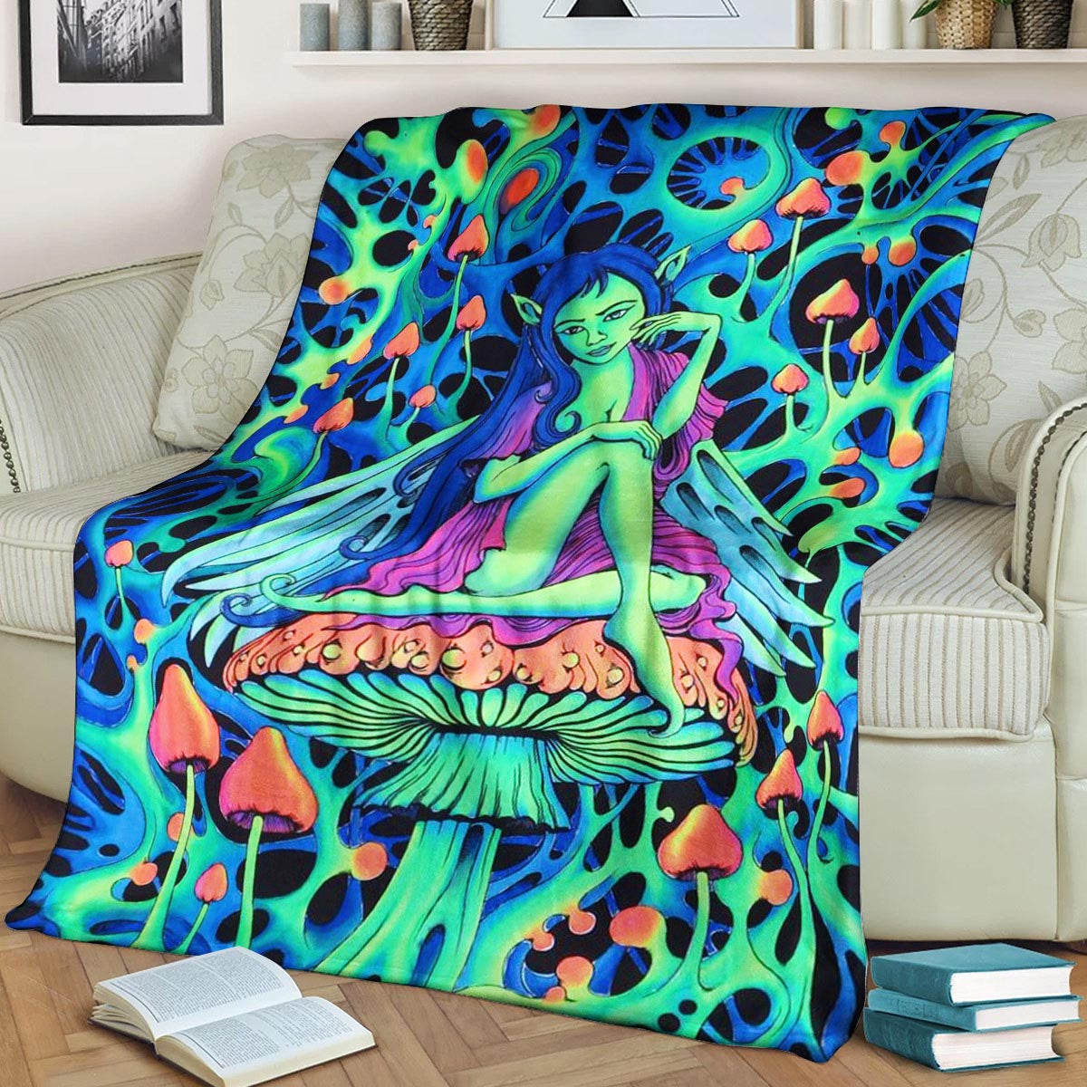 Psyalskan Fairy BL150834F Sherpa Fleece Blanket