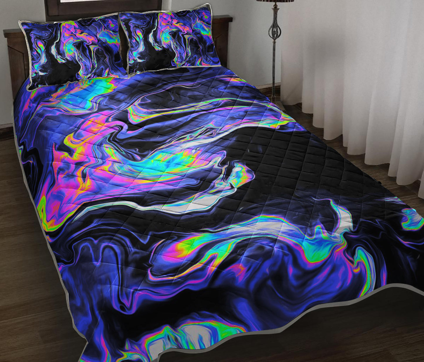 Psychedelic Trippy Quilt Bedding Set TL300908