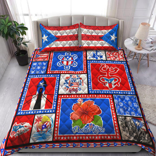 Puerto Rico Art Quilt Bedding Set ND021004