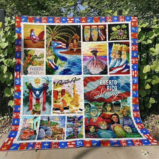 Puerto Rico HM010713 Quilt Blanket