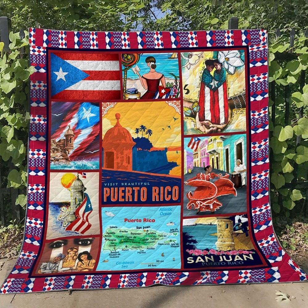 Puerto Rico NA020701B TBG Quilt Blanket