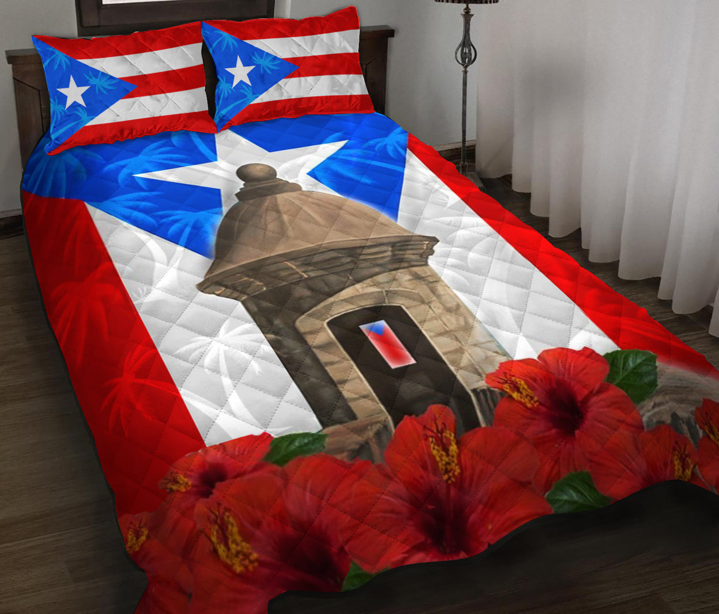 Puerto Rico Quilt Bedding Set HM140902M