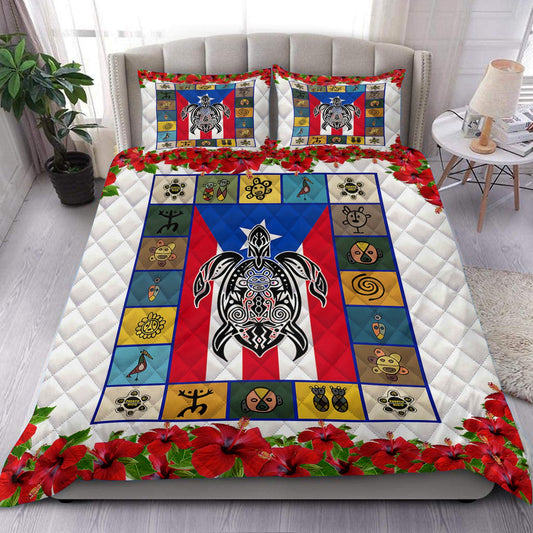 Puerto Rico Quilt Bedding Set HN150903M