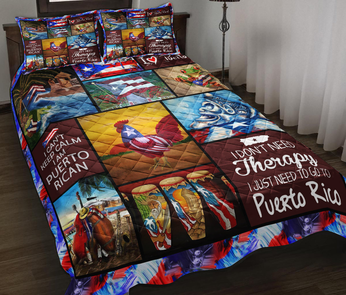 Puerto Rico Quilt Bedding Set TL080904