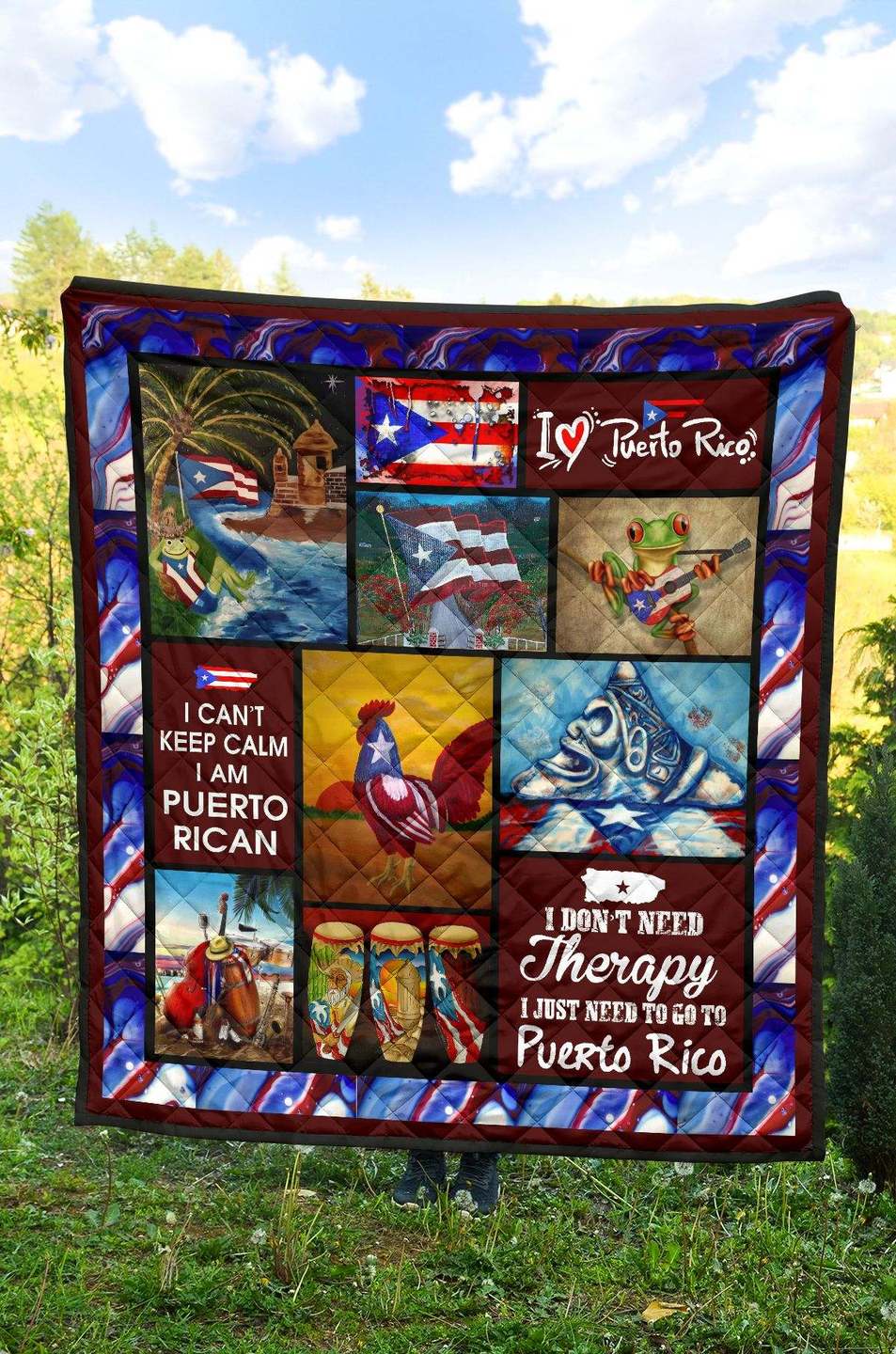 Puerto Rico VB040649 Quilt Blanket