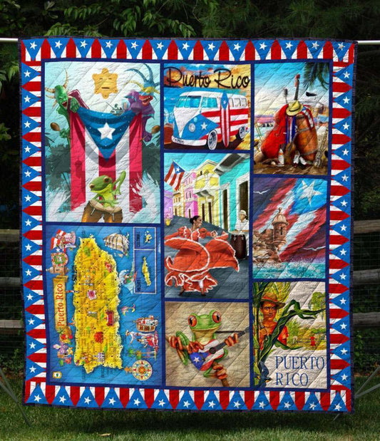 Puerto Rico YE060706A TBG Quilt Blanket