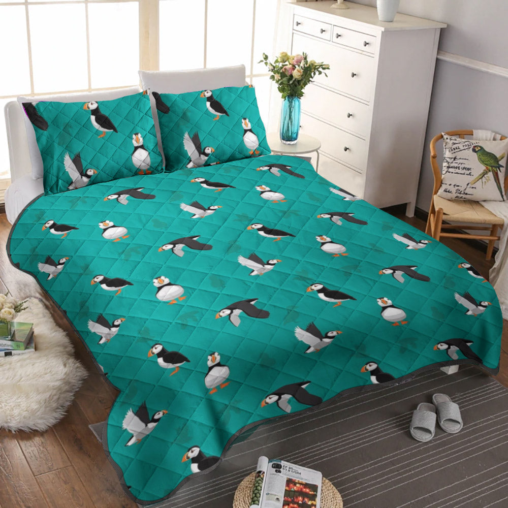Puffin CL12100532MDB Quilt Bedding Set