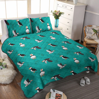 Puffin CL12100532MDB Quilt Bedding Set