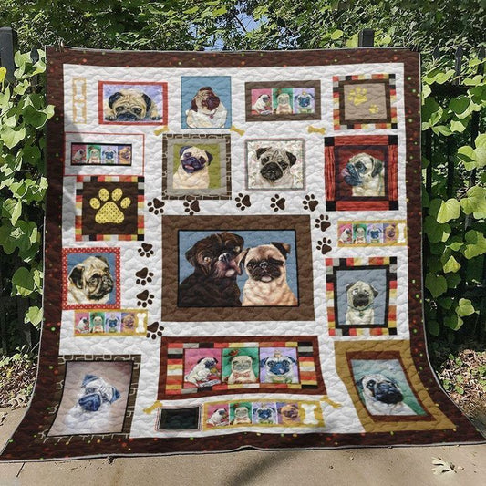 Pug NN260627 Quilt Blanket