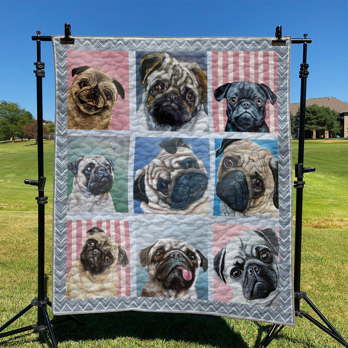 Pug YH2510253 Quilt Blanket