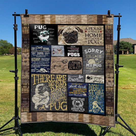Pug YH3010612 Quilt Blanket