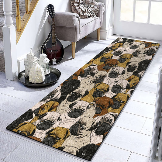 Pug BT190955R Runner Rug