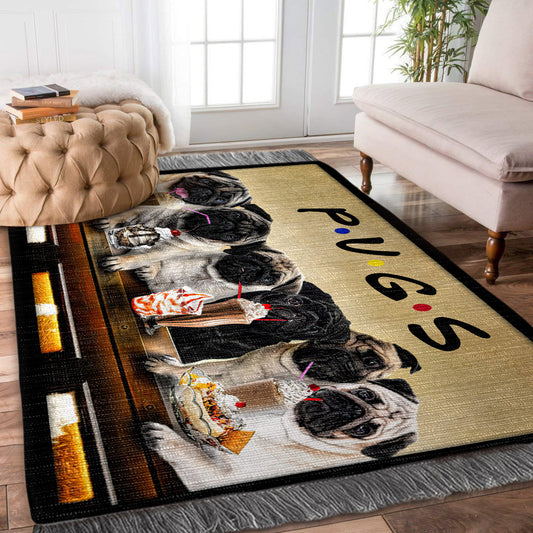 Pug HM0110129F Decorative Floor-cloth