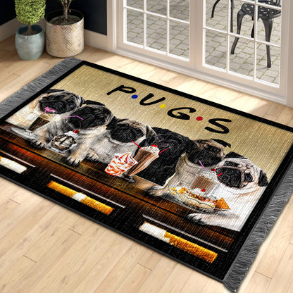 Pug HM0110129F Decorative Floor-cloth