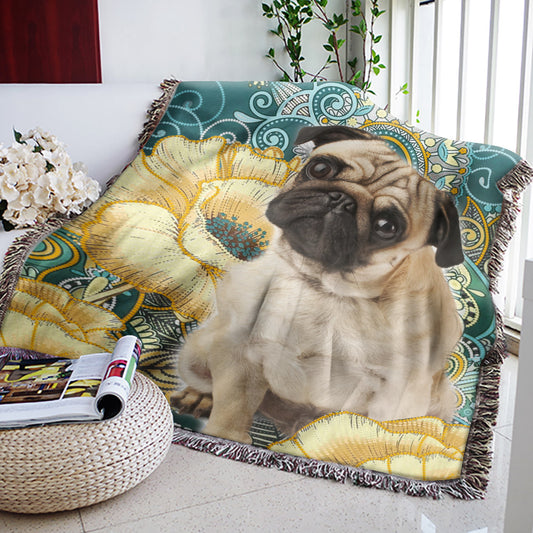 Pug TL1510146S Throw Blankets For Sofa