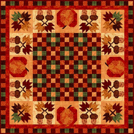 Pumpkin CLM0712319Q Quilt Blanket