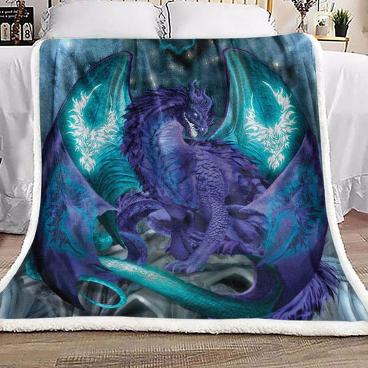 Purple Dragon DD0510232F Sherpa Fleece Blanket