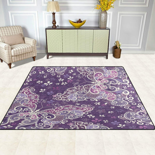 Purple Butterfly CLG1710100R Rug