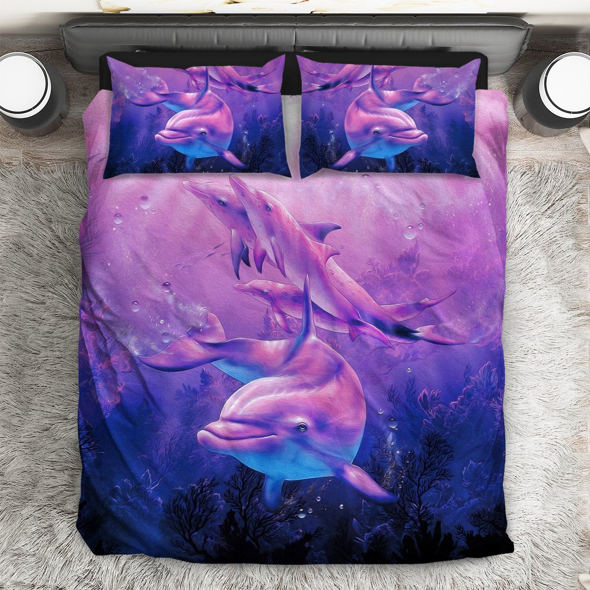 Purple Dolphin CL07110836MDB Bedding Sets