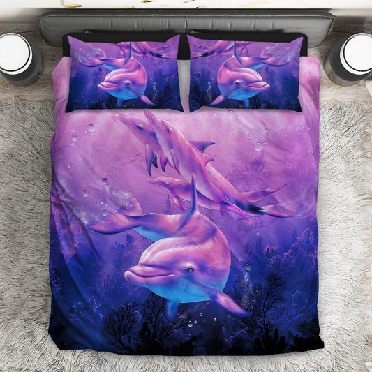 Purple Dolphin CL07110836MDB Bedding Sets