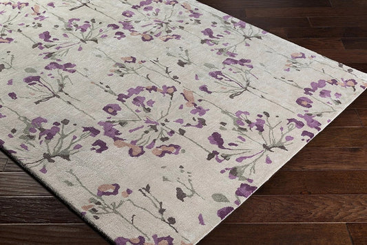 Purple Floral CLT1610175A Rug