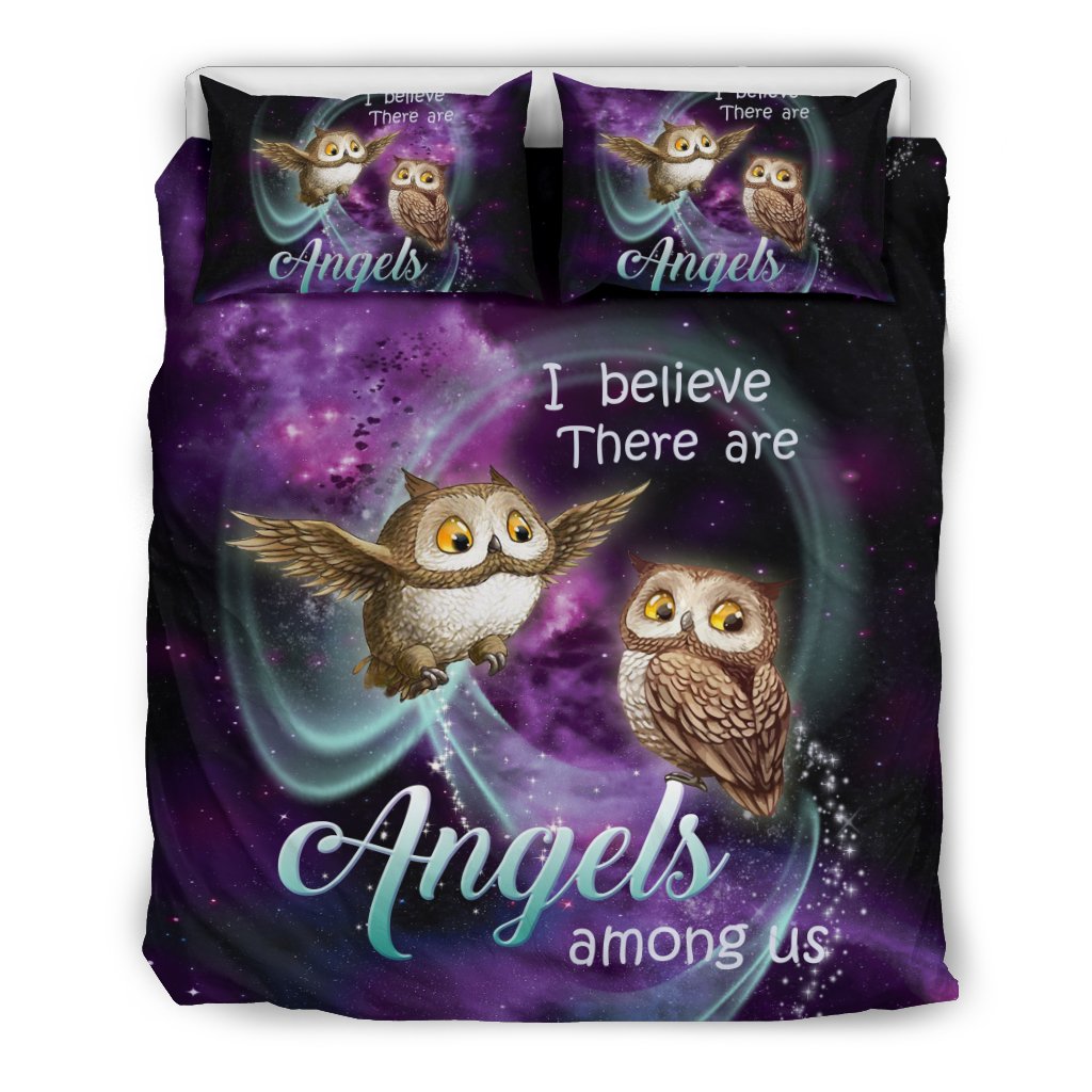Purple Galaxy Angel Owl CL07110862MDB Bedding Sets