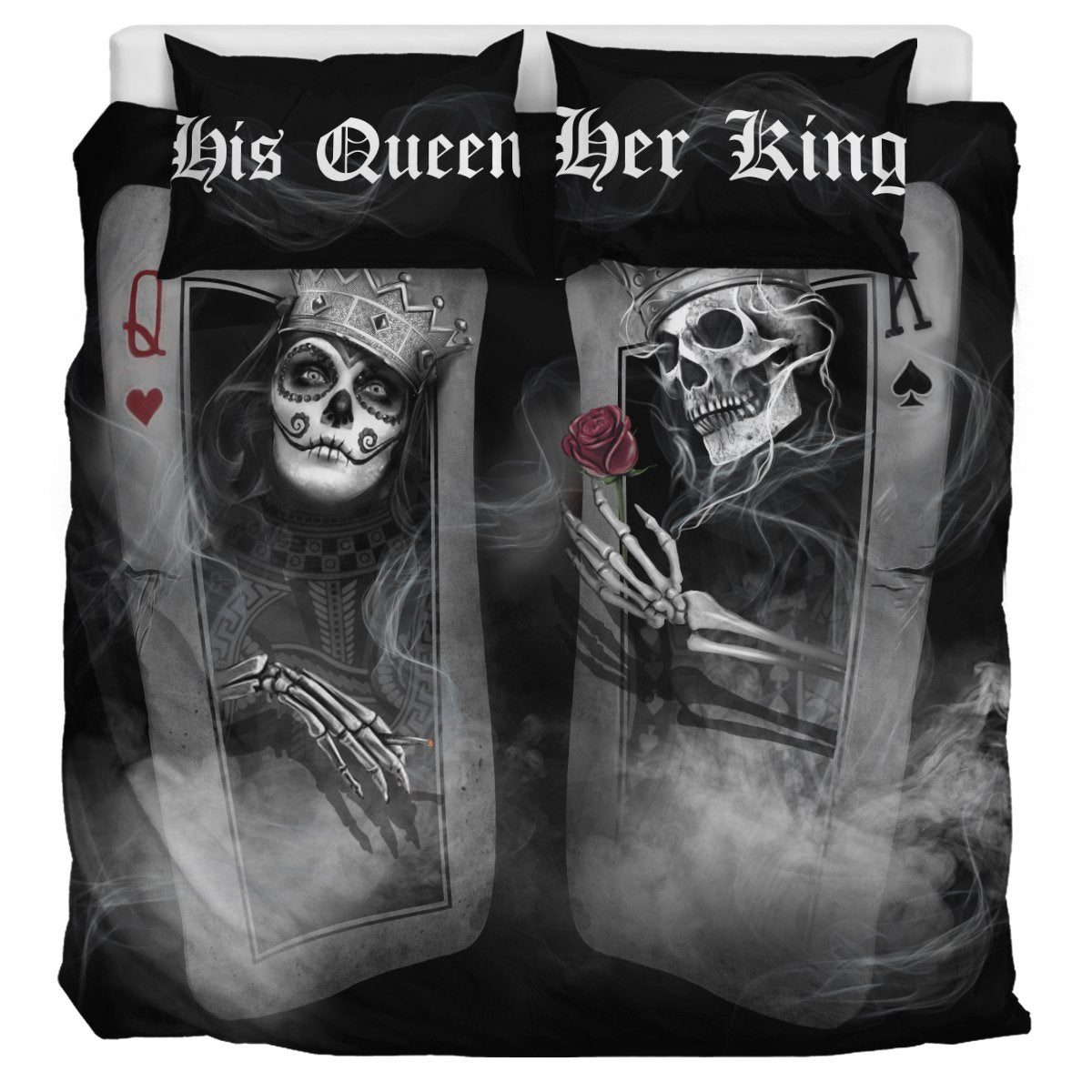 Queen King Skull CL04110163MDB Bedding Sets