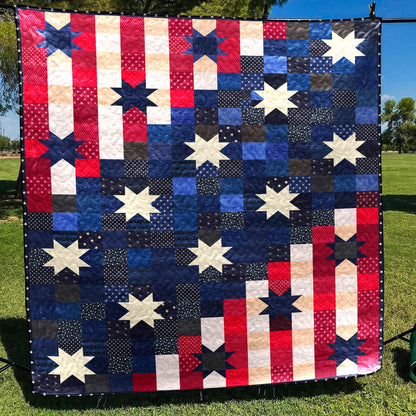 Quilt Of Valor Patriotic Quilt Blanket HN140605M