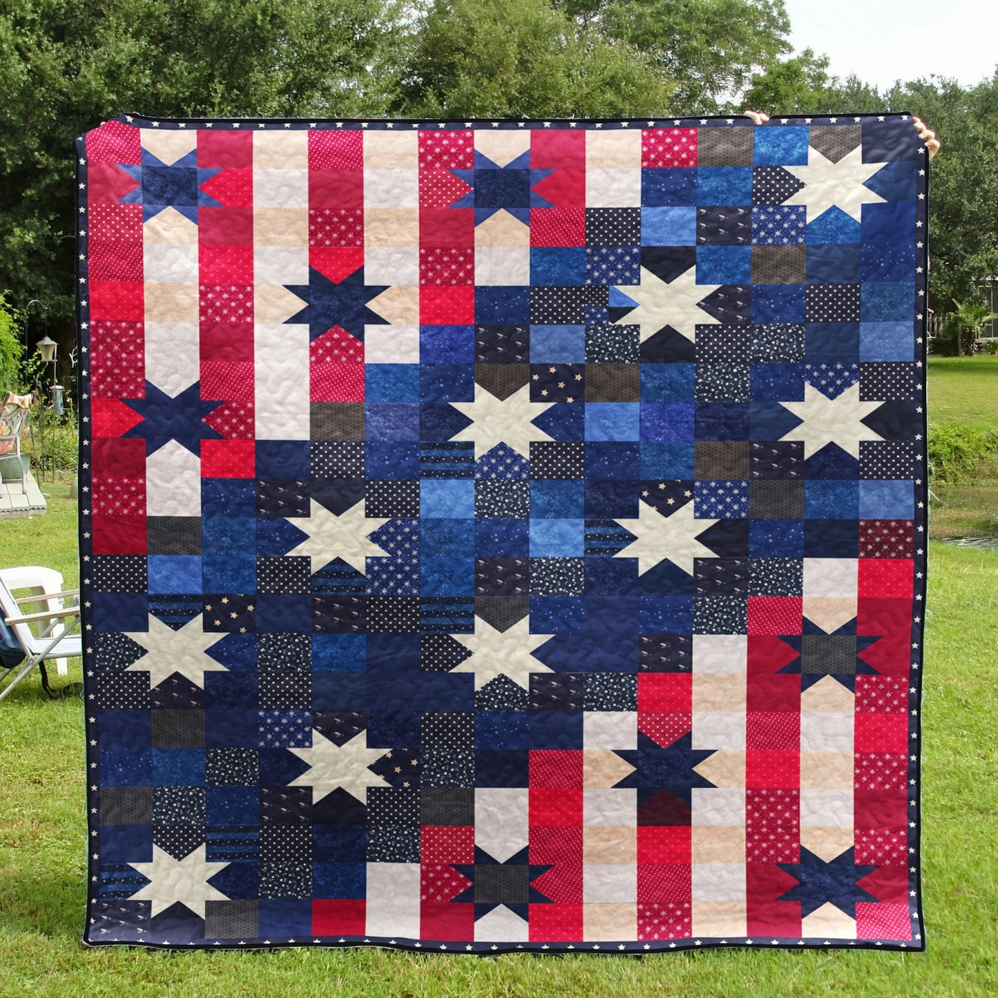 Quilt Of Valor Patriotic Quilt Blanket HN140605M