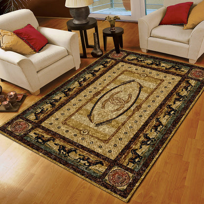 Running Horses CLM100822 Rug
