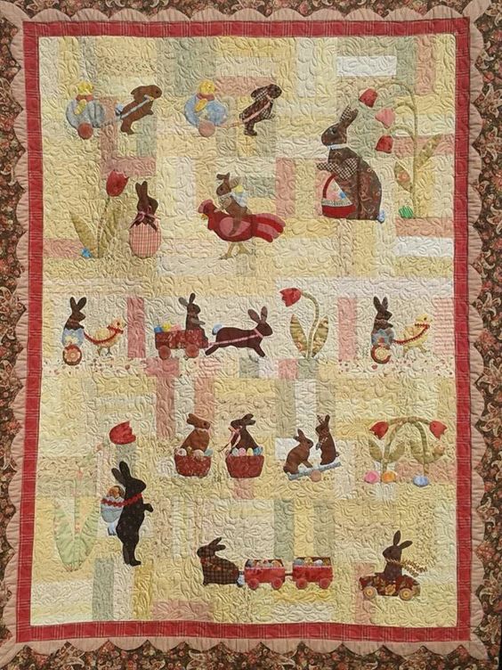 Rabbit CLA0910535Q Quilt Blanket