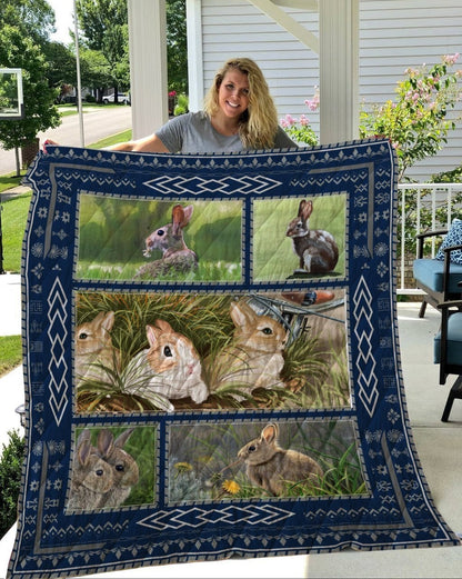 Rabbit CLH0711281Q Quilt Blanket