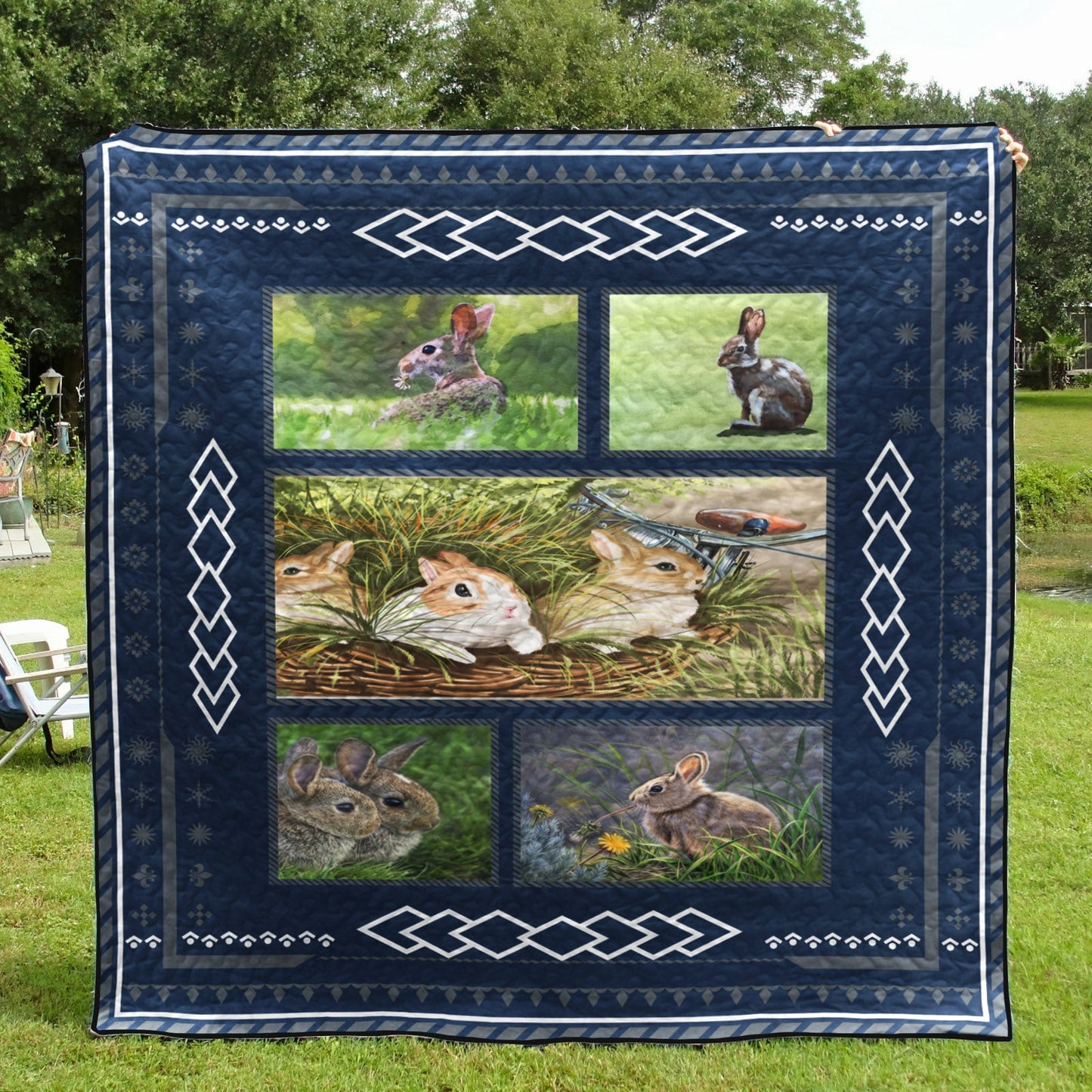 Rabbit CLH0711281Q Quilt Blanket