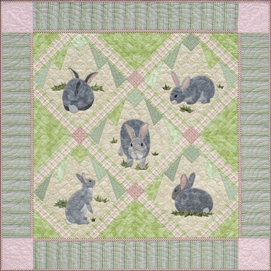 Rabbit CLM050729 Quilt Blanket