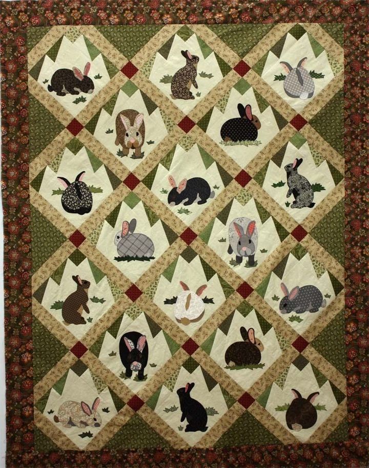 Rabbit CLM260635 Quilt Blanket