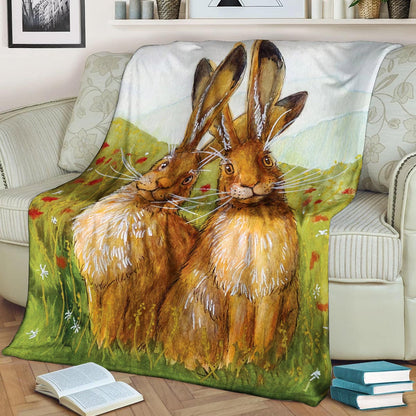 Rabbit TN0110129TT Sherpa Fleece Blanket