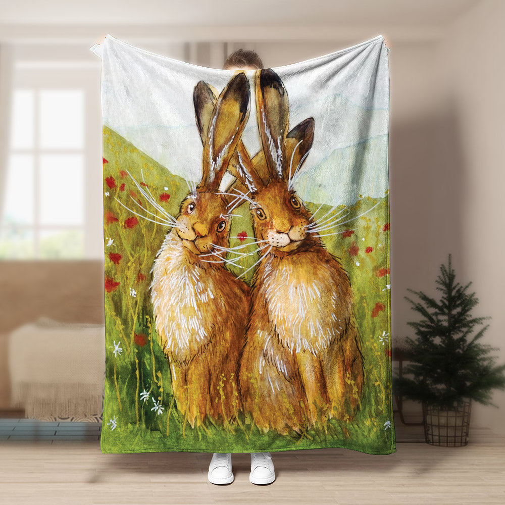 Rabbit TN0110129TT Sherpa Fleece Blanket