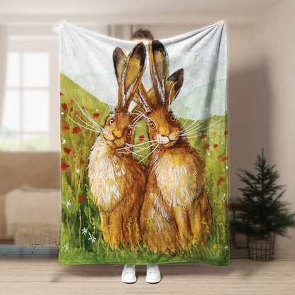 Rabbit TN0110129TT Sherpa Fleece Blanket