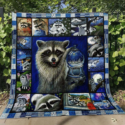 Raccoon BL150622 Quilt Blanket