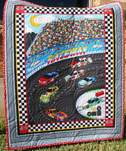 Race Track CLD190612 Quilt Blanket