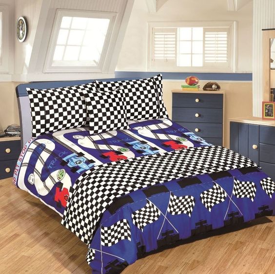 Racing Track CLA3009492B Bedding Sets