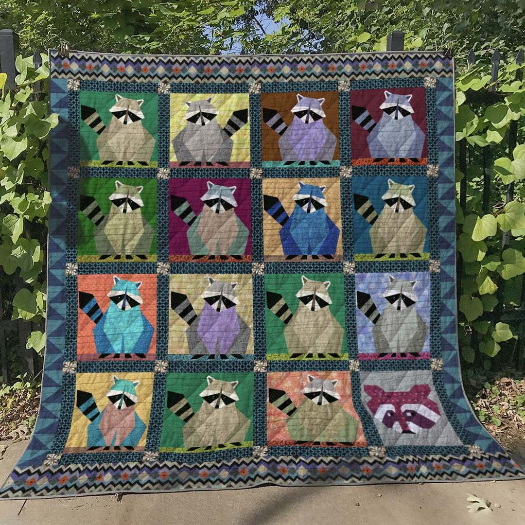 Racoon TL140621 Quilt Blanket