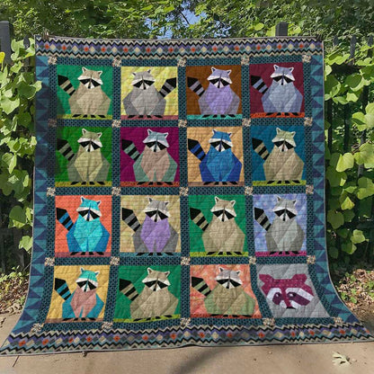 Racoon TL140621 Quilt Blanket