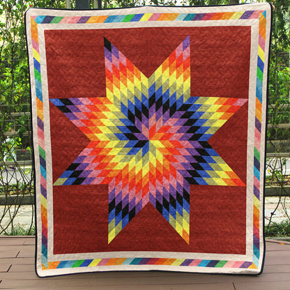 Rainbow Star Native American Quilt Blanket TL280504Q