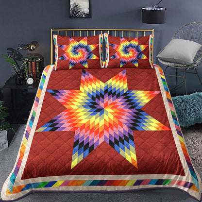 Rainbow Star Native American Quilt Bedding Set TL280504QS